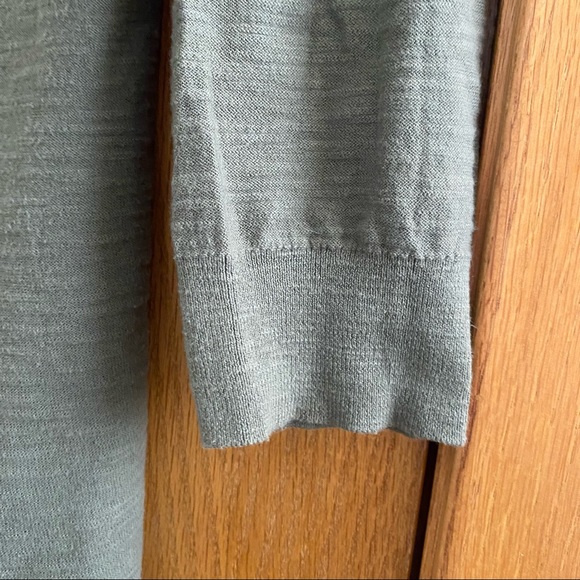 LOFT • Oversized Tie Neck Shirt Tunic - Size M - Picture 9 of 12